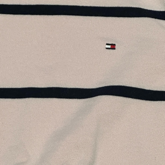 Tommy Hilfiger Men's Crewneck Sweater - Pink and Blue - Picture 2 of 4